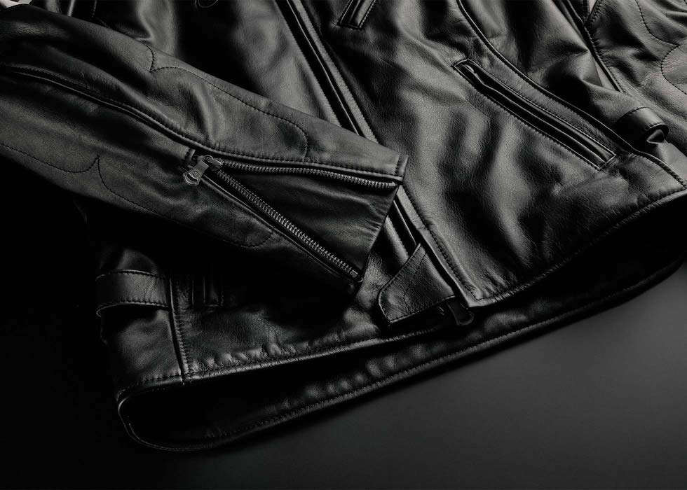 美品　HYOD ROMAN BLACK LOA レザージャケット　ブラック　LL slider-9.jpg